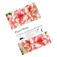 Livre de cadeaux et de papier créatifs à imprimés floraux Vol. 77